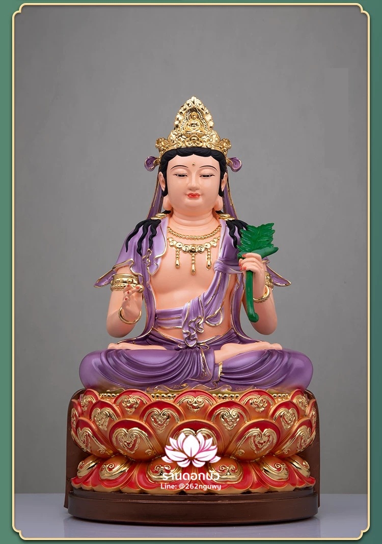 อัษฏมหาโพธิสัตว์ พระโพธิสัตว์แปดพระองค์ งานเรซิ่นคุณภาพสูง ขนาด 16 นิ้ว