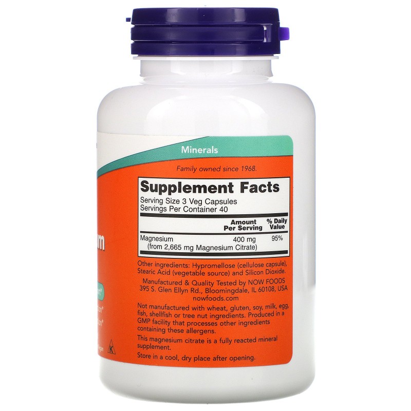 แมกนีเซียม, Magnesium Citrate