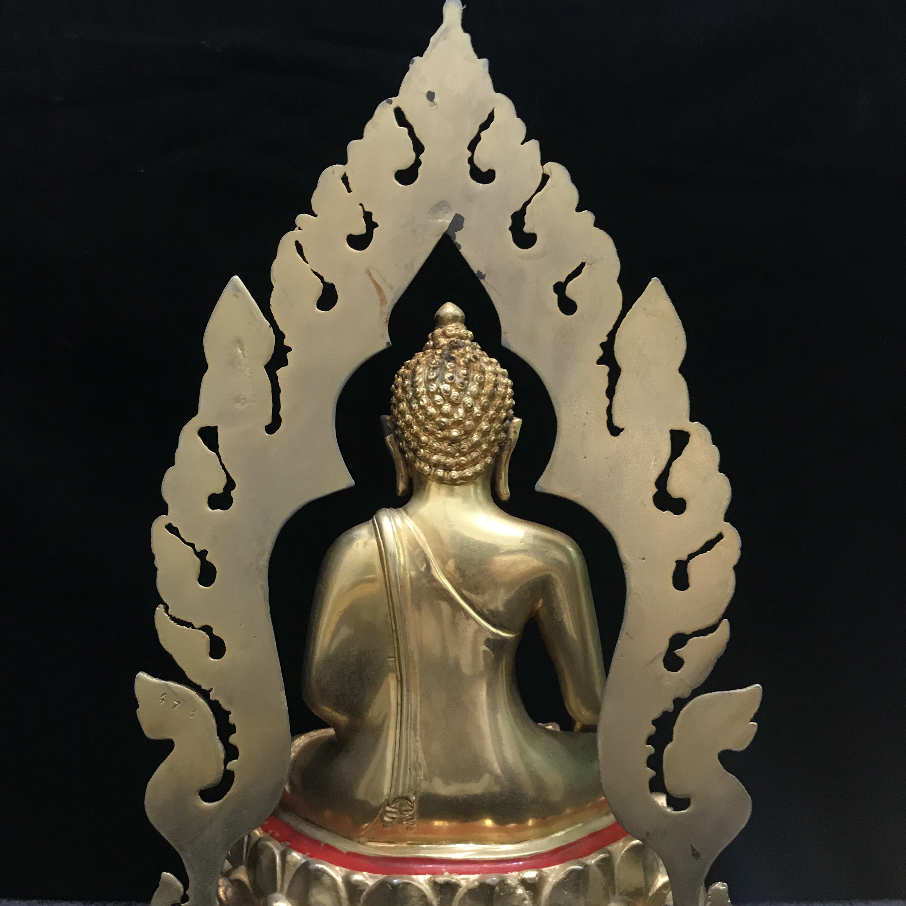 พระพุทธมงคลรัตนภูมิพัฒนมหามุนี ภปร. หน้าตัก 5นิ้ว(อาบทองคำ) วัดมงคลรัตนาราม วัดไทยในซานฟรานซิสโก สหรัฐอเมริกา ( Sanfrancisco USA.) ปี2523 (นิยมหายาก)