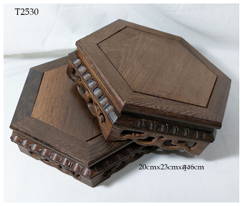 กี๋หรือฐานทรงหกเหลี่ยม20x23cm ตัวละ
