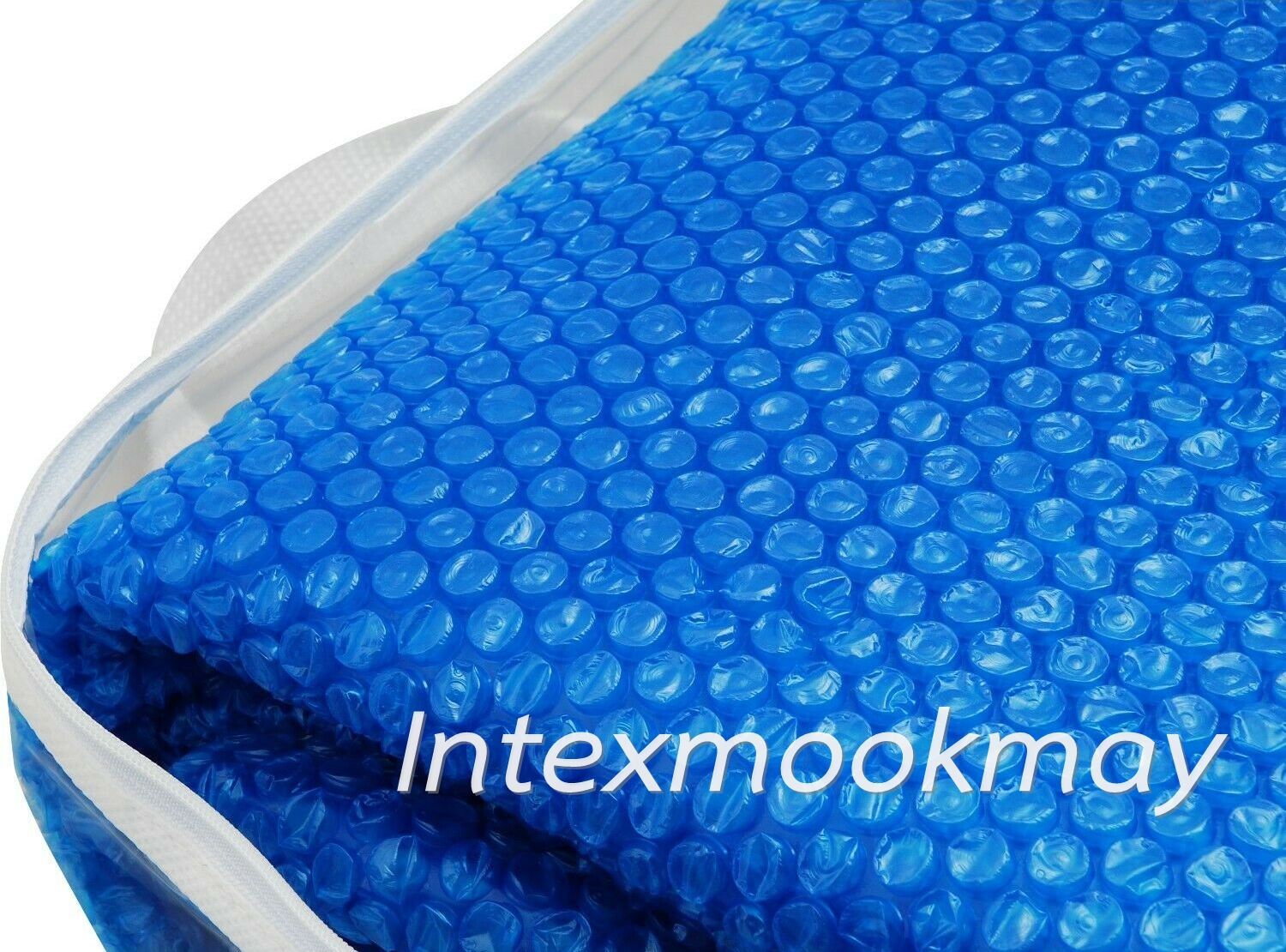 Intex 29027 + 28051 Solar Cover 24 ฟุต + ผ้าคลุมสระกันแดดพร้อมโรลเลอร์ม้วนเก็บสระ 24 ฟุต