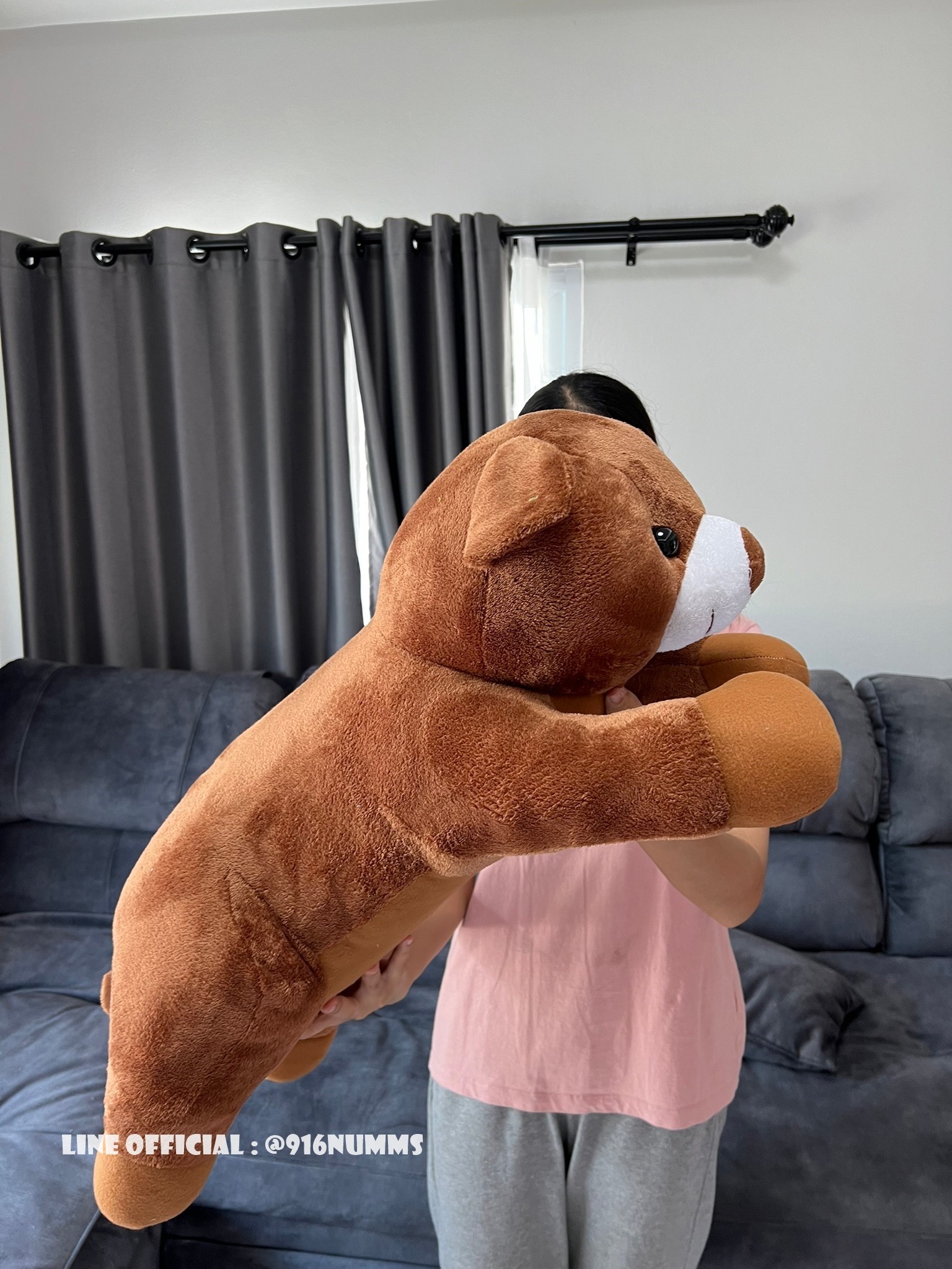 ตุ๊กตาน้องหมีหมอบ