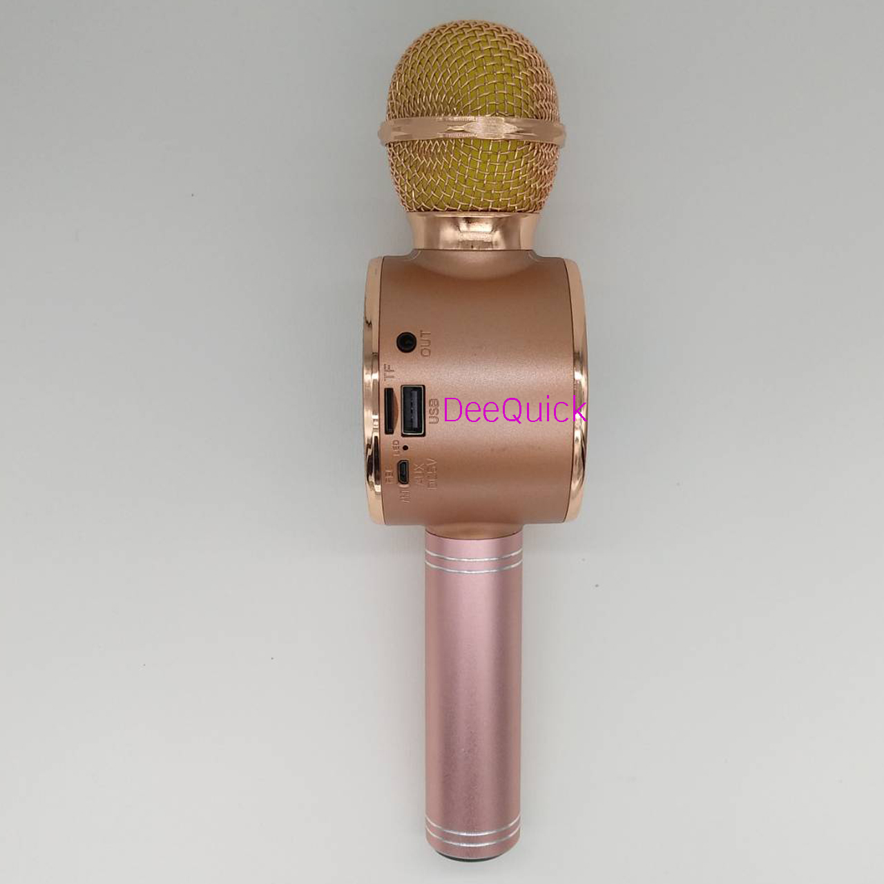 ไมค์คาราโอเกะ เปลี่ยนเสียงได้ ไฟดิสโก้ 5W รุ่น WS-668