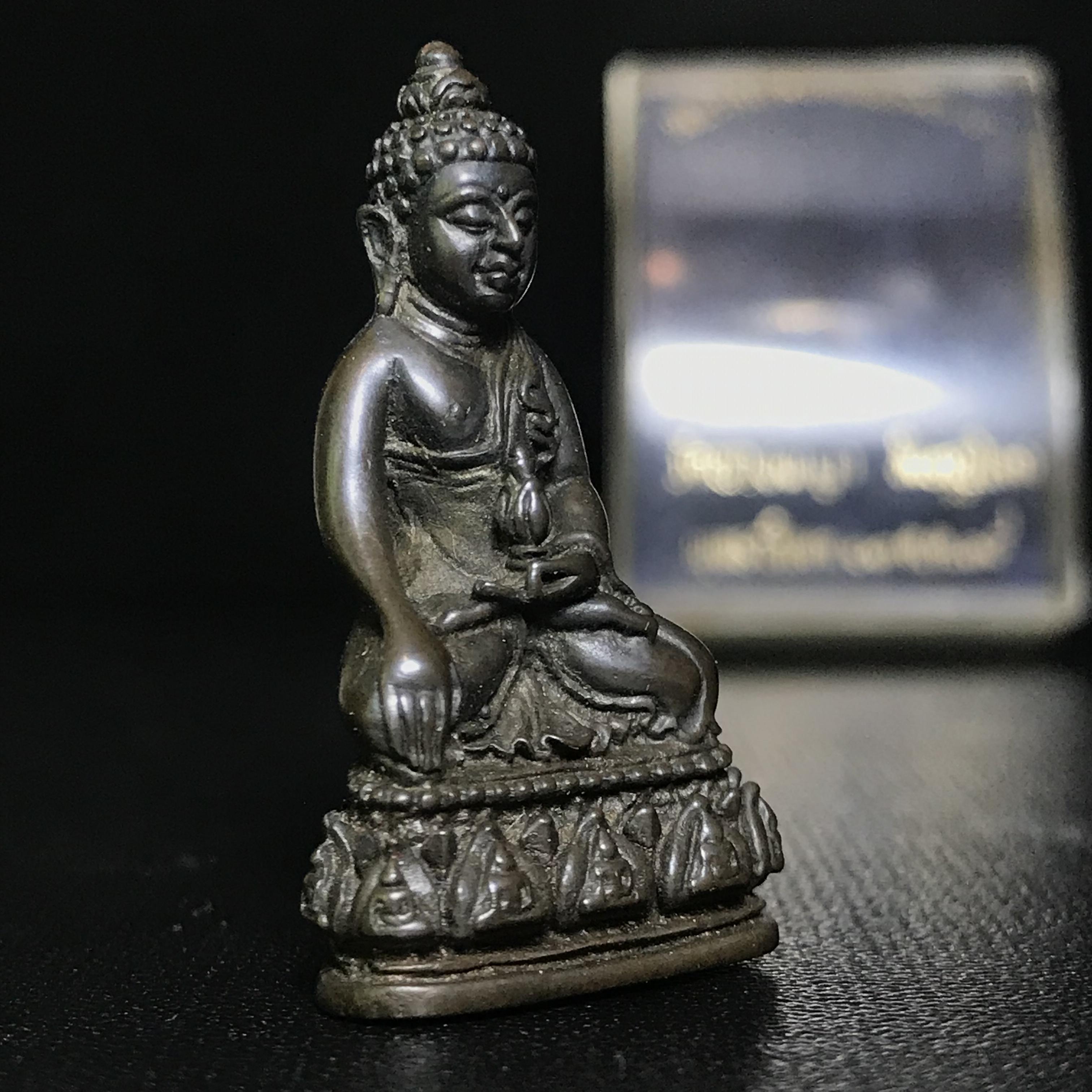 พระกริ่งธรรมราชา (กริ่งพระราชบิดา) วัดนางพญา ปี2514 เนื้อนวโลหะ(สุดยอดพิธีสุดยอดพุทธศิลป์)