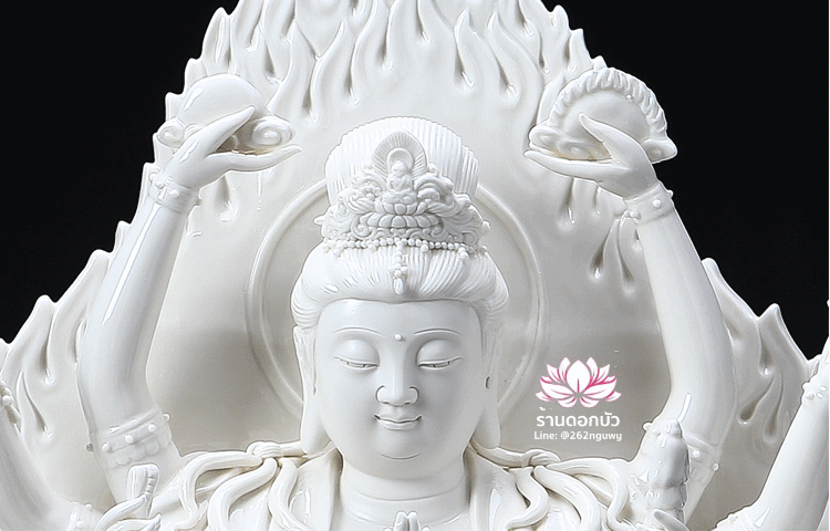 พระโพธิสัตว์กวนอิมพันเนตรพันกร พระแม่กวนอิมพันมือ ปางนั่ง ขนาด 16/18/20 นิ้ว