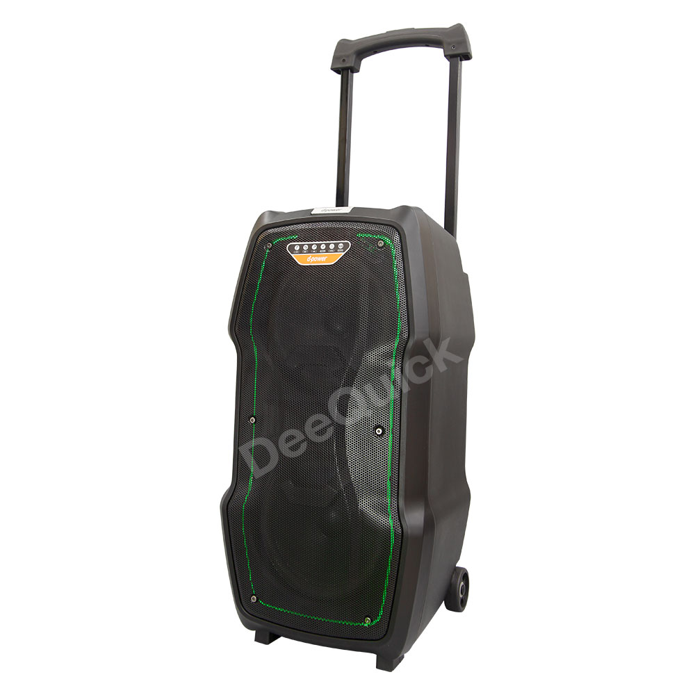 ตู้ลำโพง 2ไมค์ลอย 120W Dpower รุ่น BOOM99
