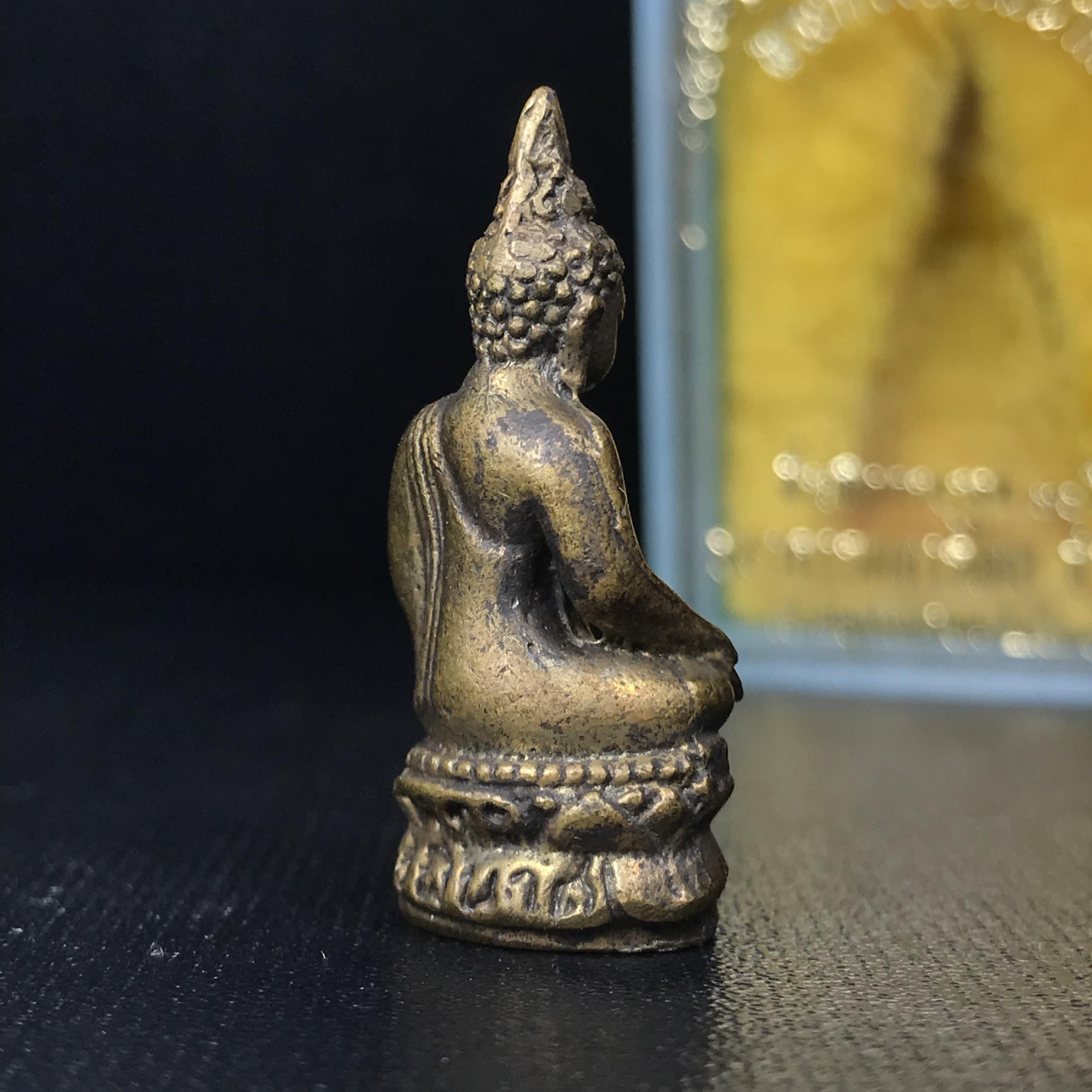 พระกริ่งไพรีพินาศ วัดบวรนิเวศ ปี2530 เนื้อทองผสม ที่ระลึกครบรอบ30ปี ธนาคารทหารไทย (มีส่วนผสมของชนวนเก่าของไพรีพินาศรุ่นแรก)อานุภาพยิ่งใหญ่ กำราบศัตรูพ่ายสิ้น พระไพรีพินาศ