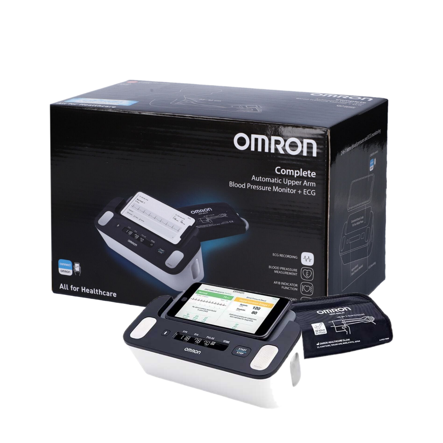 Omron HEM-7530T เครื่องวัดความดันและคลื่นไฟฟ้าหัวใจ