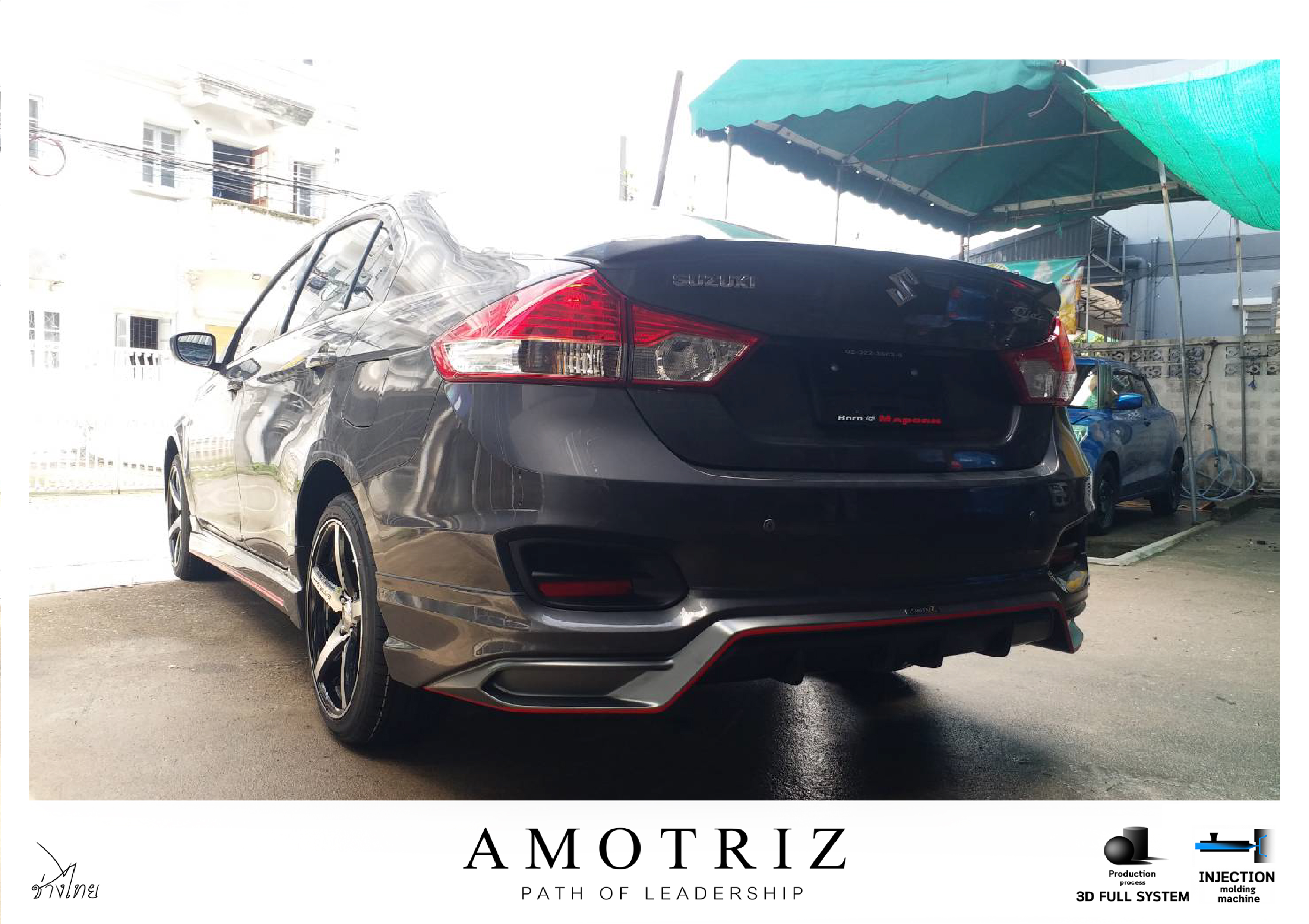 Suzuki Ciaz R8 body kits by Amotriz