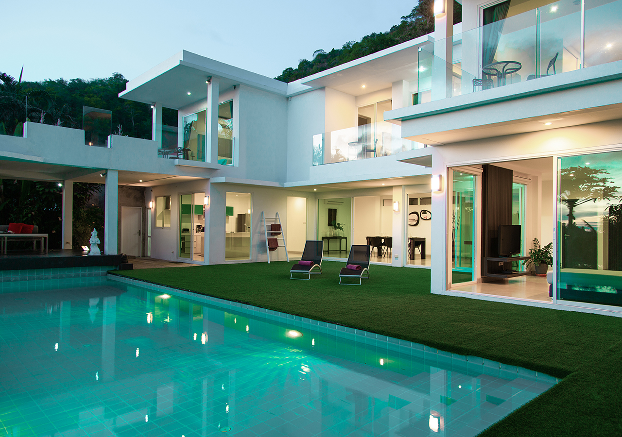 For Rent :Kata Sea view Luxury Private Pool Villa 4 bed room 4 bath room