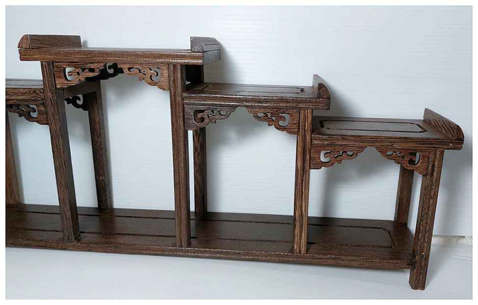 ชั้นวางของตั้งโชว์สไตล์จีน ขนาดเล็ก