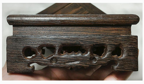 ฐานหรือกี๋ไม้ สี่เหลี่ยมเล็ก หน้าท๊อป 10cm อันละ