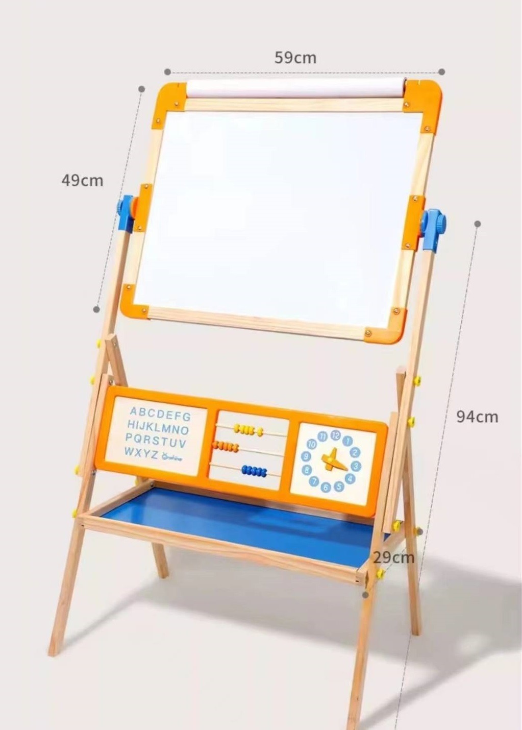 กระดานศิลปะ + แม่เหล็ก มัลติฟังก์ชั่น (แบบพลิกกลับได้)