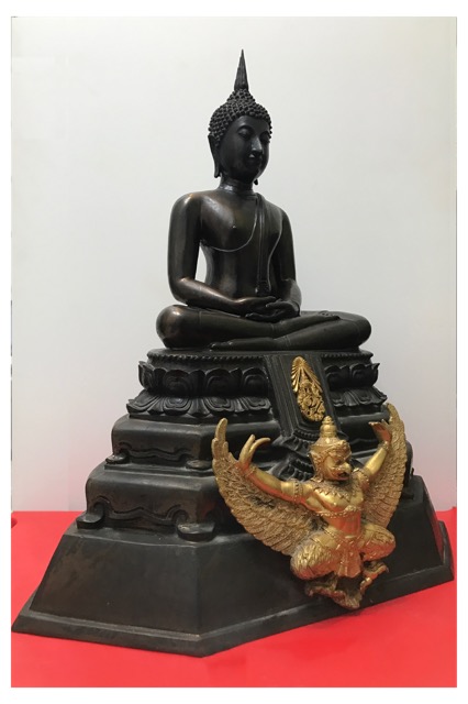 พระบูชา ภปร. วัดทุ่งสีกัน ในหลวงทรงเสด็จเททอง หน้าตัก 9 นิ้ว ปี2525