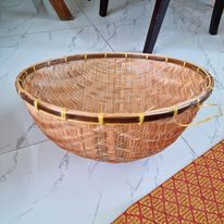 ฝาชีครอบอาหาร 22 นิ้ว สวนเขาหมาก เครื่องจักสาน อุปกรณ์เครื่องครัว