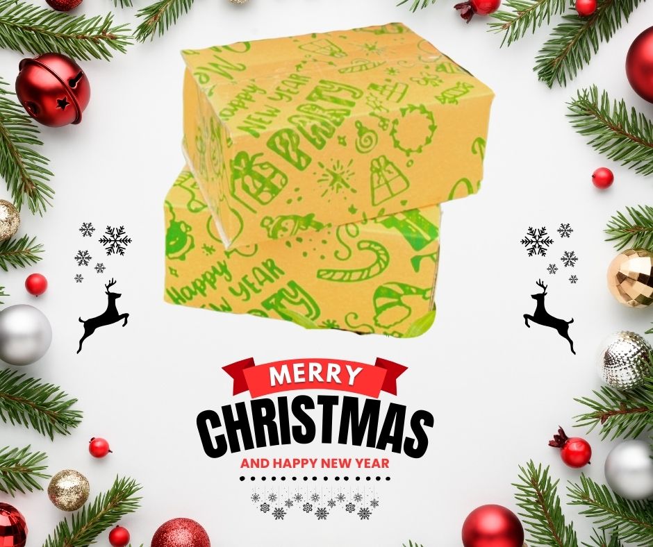 🎄ใหม่!!!!! กล่อง merry christmas and happy new year🎄
