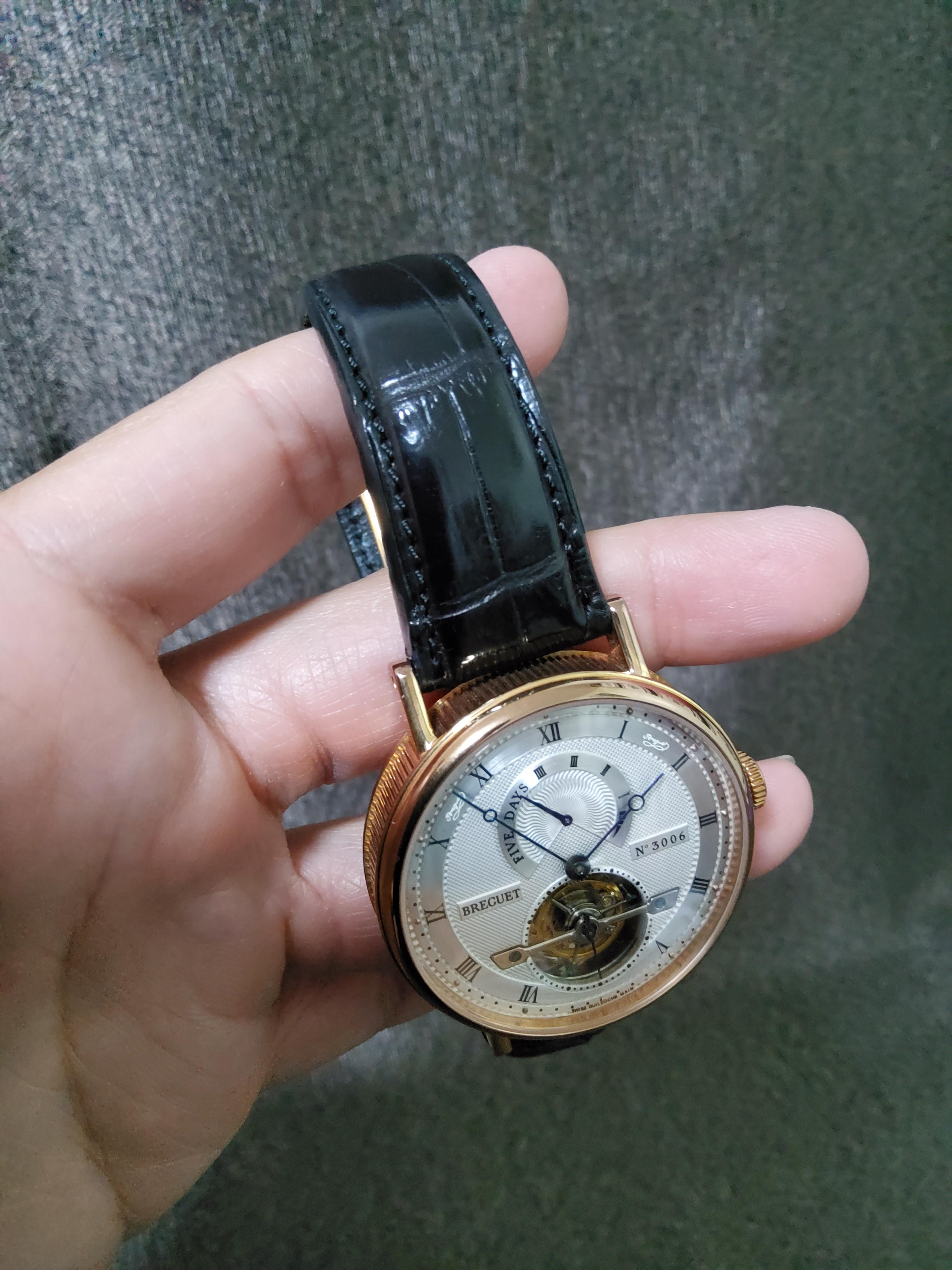 USED BREGUET TOURBILLION กลไกโคลนเหมือนแท้