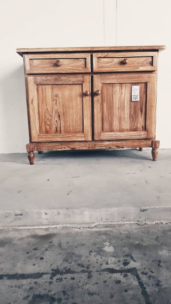 เคาน์เตอร์ขาโบราณ เสี้ยนขาว 40x100x สูง 80 ซม.