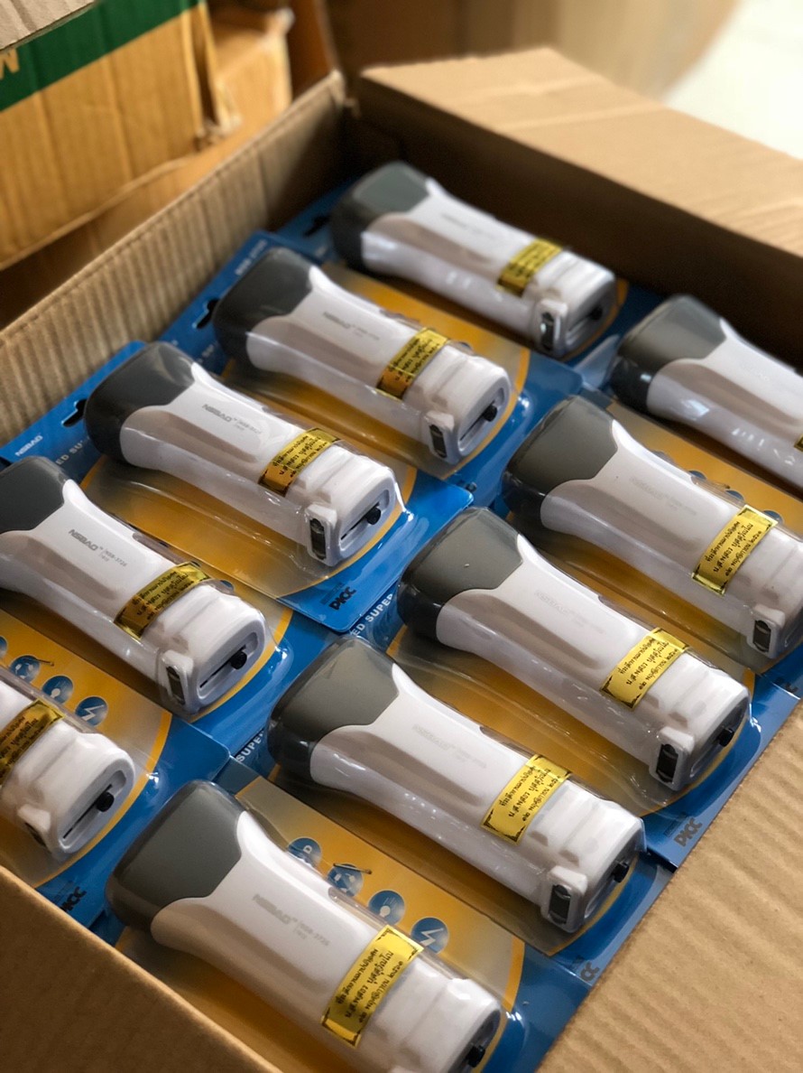 ของชำร่วยงานศพ ไฟฉาย ชาร์จไฟบ้าน LED 2 ทาง