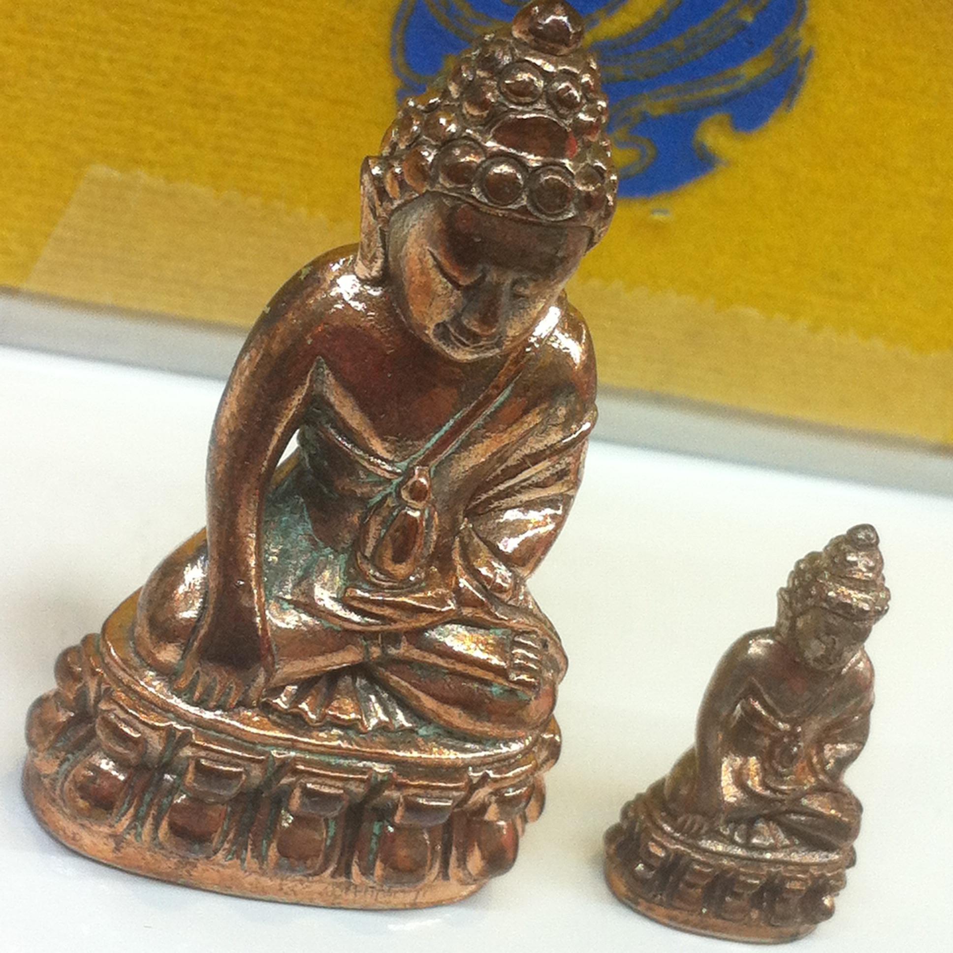 พระกริ่ง-พระชัยวัฒน์ ภปร จุฬาลงกรณ์ วัดบวรนิเวศราชวรวิหาร เนื้อนวะ ปี2550