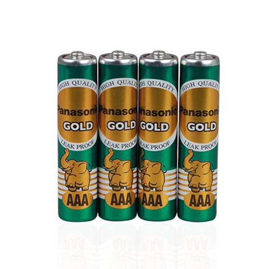 ถ่าน พานาโซนิค GOLD R03GT/4SL AAA แพ็ค 4 ก้อน