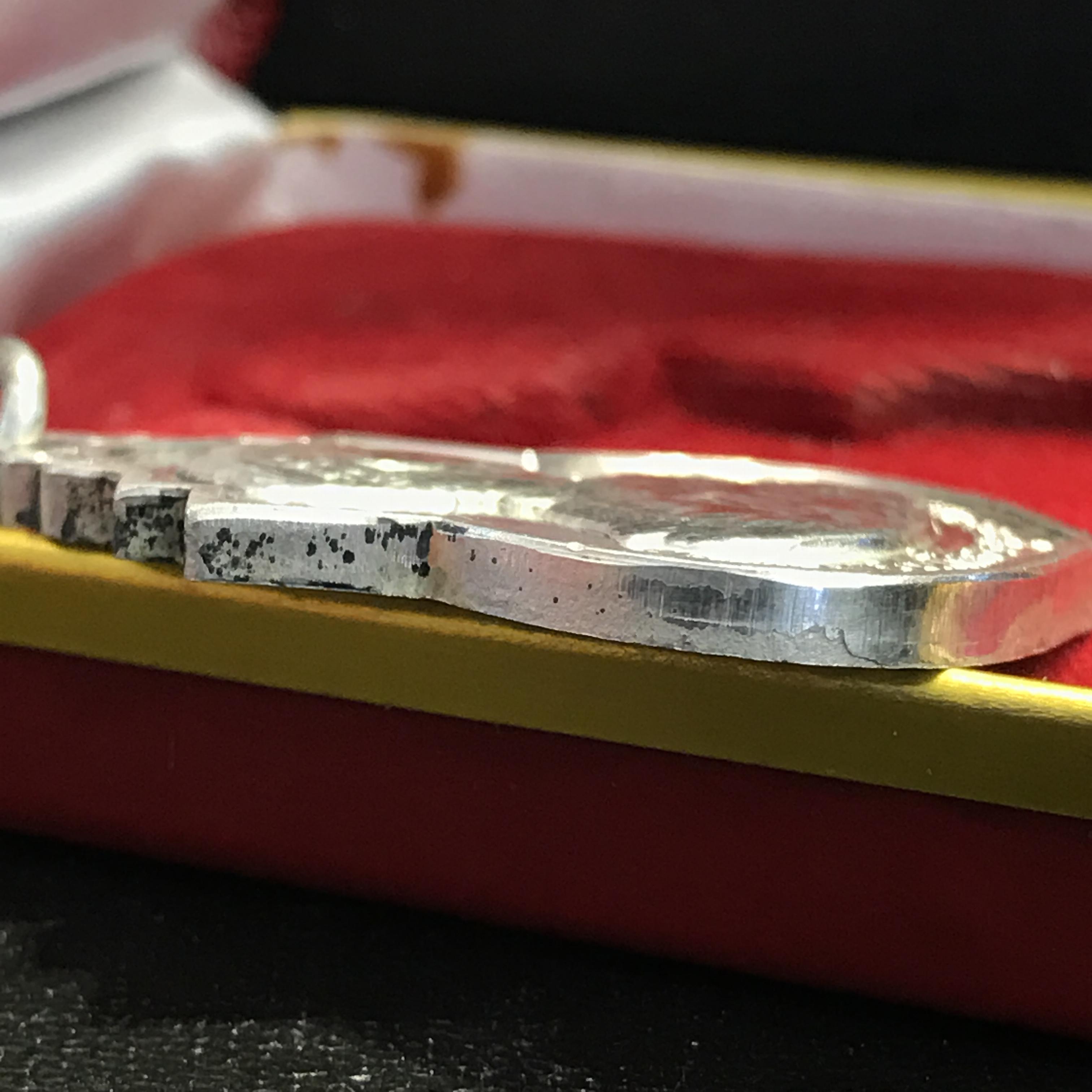 เหรียญ ร.5 ครบ99ปี โรงเรียนนายร้อย จปร. จ.นครนายก ปี2529 เนื้อเงิน(ในหลวงร.9เสด็จในพิธี)