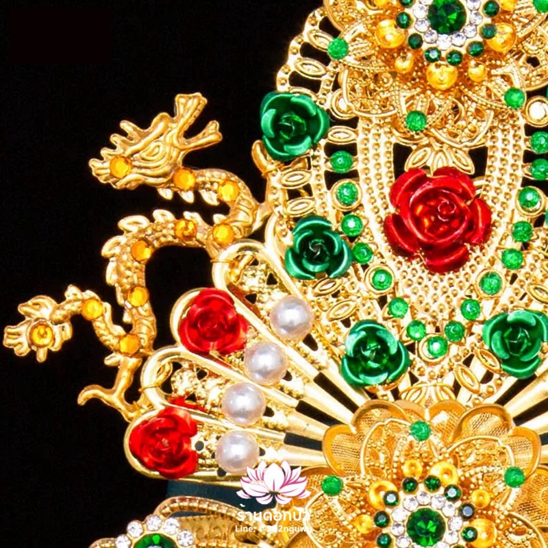 หมวกเทพเจ้าฝ่ายหญิง หมวกเทพนารี หมวกเทวนารี หมวกเจ้าแม่ หมวกพระหญิง หมวกกิมซิ้น หมวกพระจีน