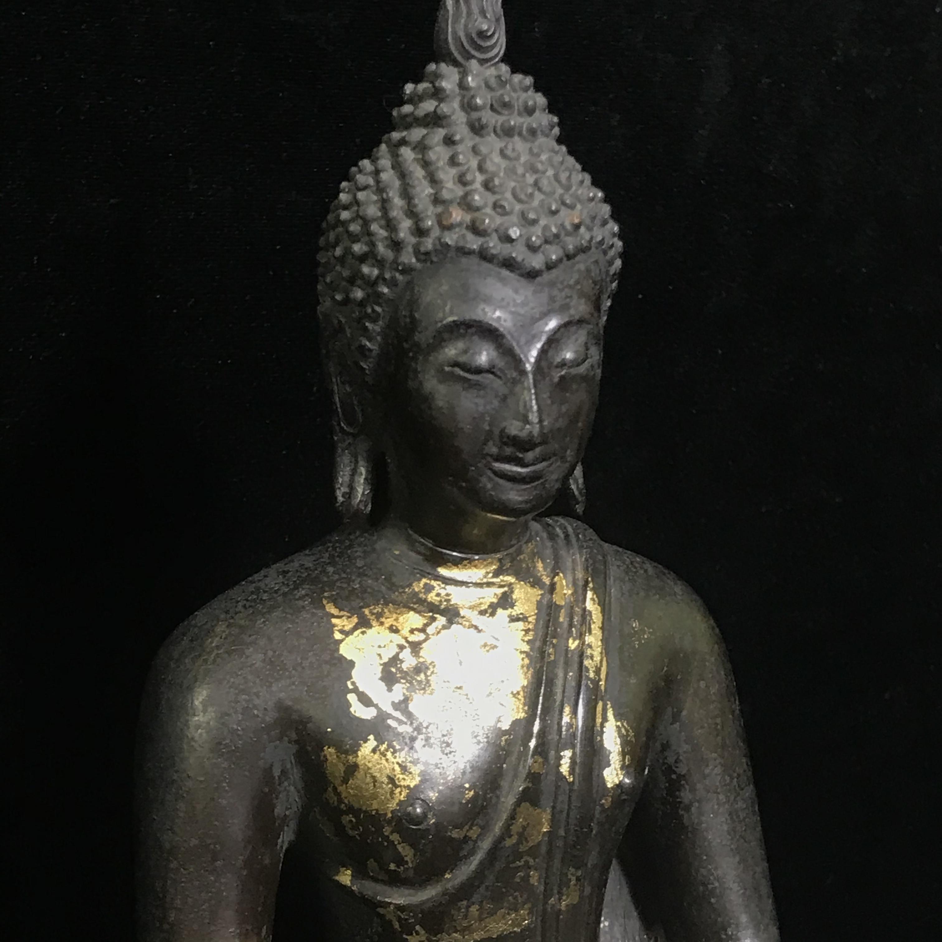 พระพุทธรูปบูชา ภปร. วัดบวรนิเวศวิหาร ปี2508 บล็อกสามขา หน้าตัก5นิ้ว(ที่สุดของพระบูชา ภปร วัดบวร)