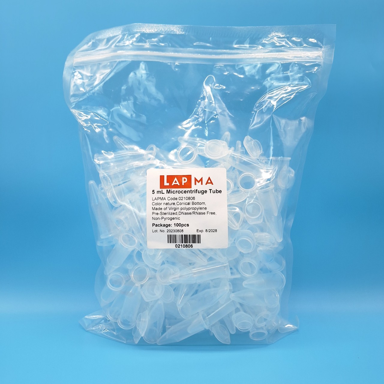 (ราคาขายต่อลัง) หลอดเก็บตัวอย่าง,หลอดไมโครเซนติฟิวก์พลาสติก (Micro Centrifuge Tube ) 0.5ml 1.5ml 2ml 5ml