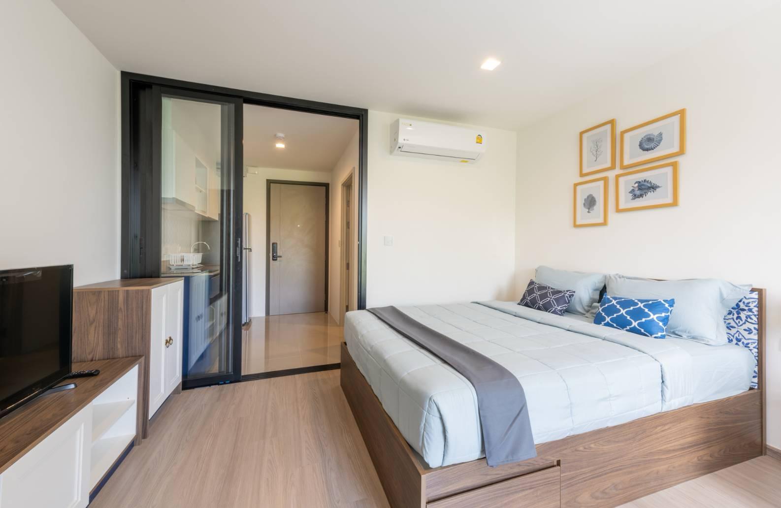 For Rent : Wichit, The Base Downtown, 1 Bedrooms 1 Bathrooms, 6th flr.