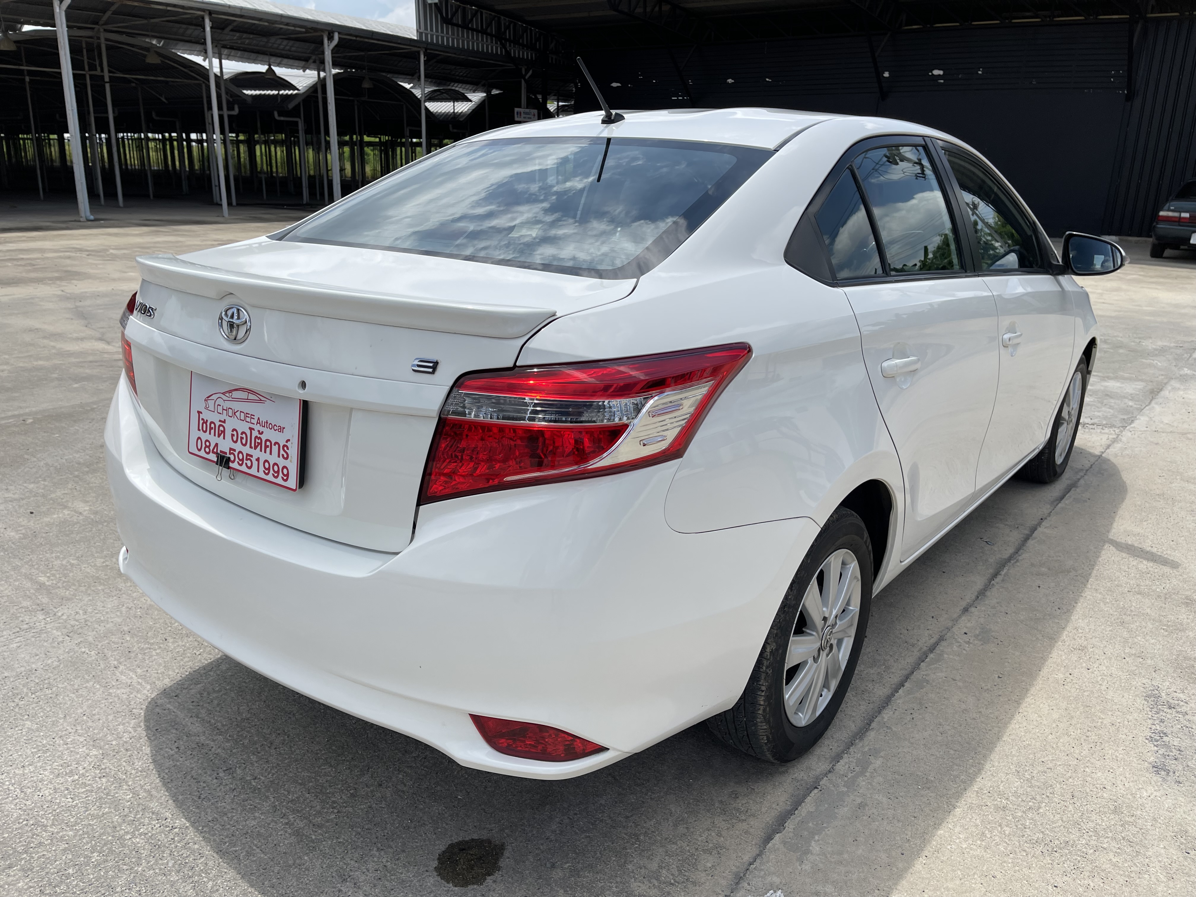 Toyota Vios 1.5 E (E85) At 2016 ขาว