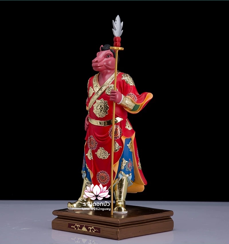 ยมบาลหัววัวหัวม้า ยมทูตหัววัวหน้าม้า งานเรซิ่น ขนาด 8/12/16 นิ้ว