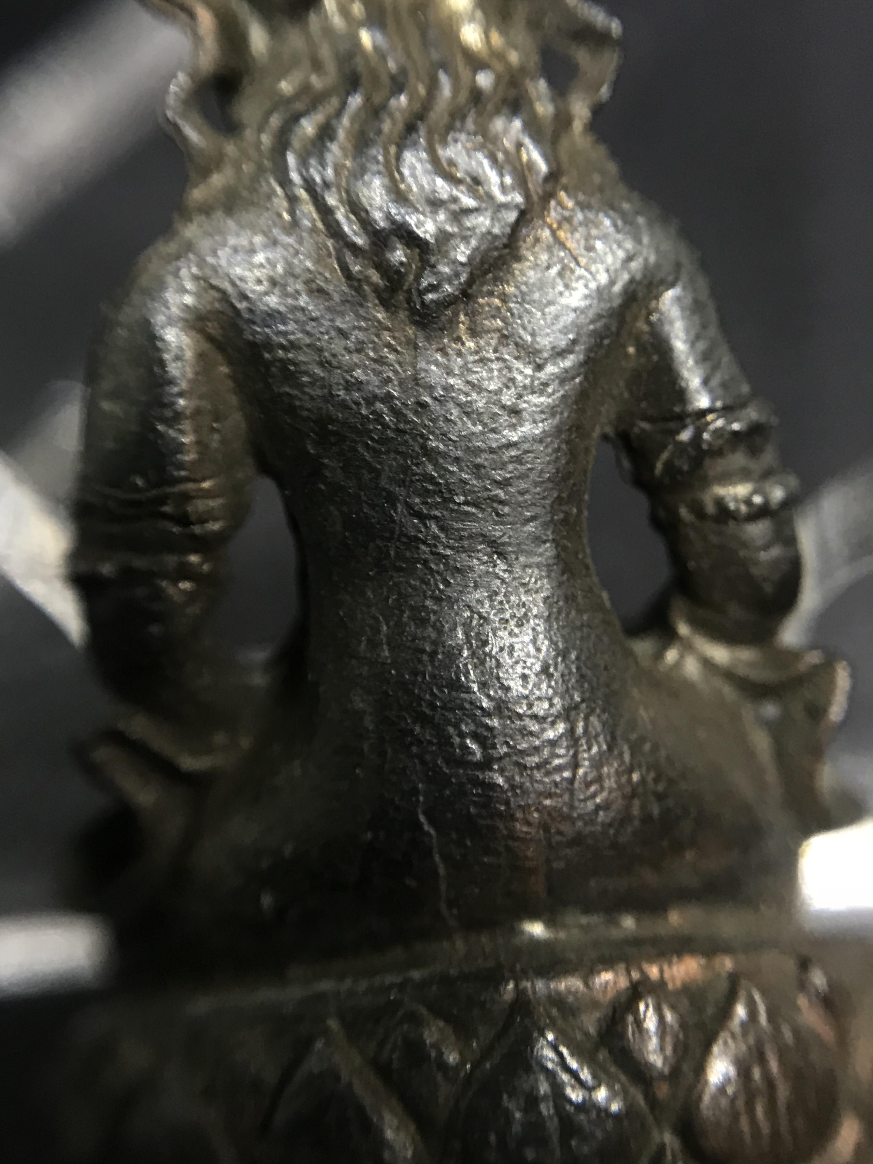 พระกริ่งธิเบตอวโลกิเตศวร ภปร.(พระไวโรจนะพุทธ)วัดมังกรกมลาวาส(เล่งเน่ยยี่) รุ่นแรกปี2515 เนื้อนวโลหะ(ในหลวงรัชกาลที่9เสด็จเททอง)(หายาก)