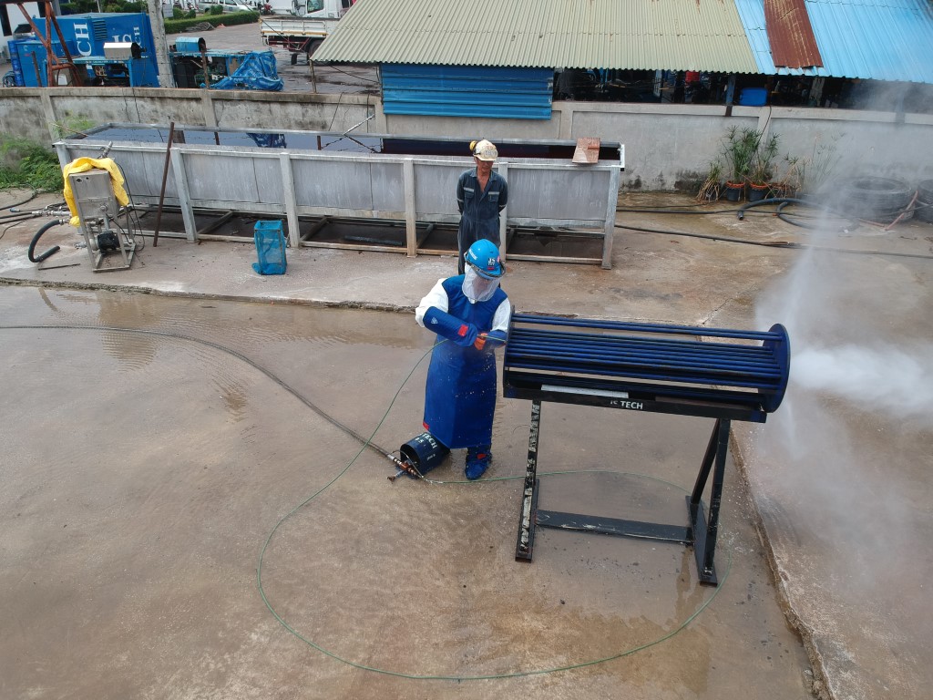 high pressure water jet training การอบรมการทำงานฉีดน้ำแรงดันสูง