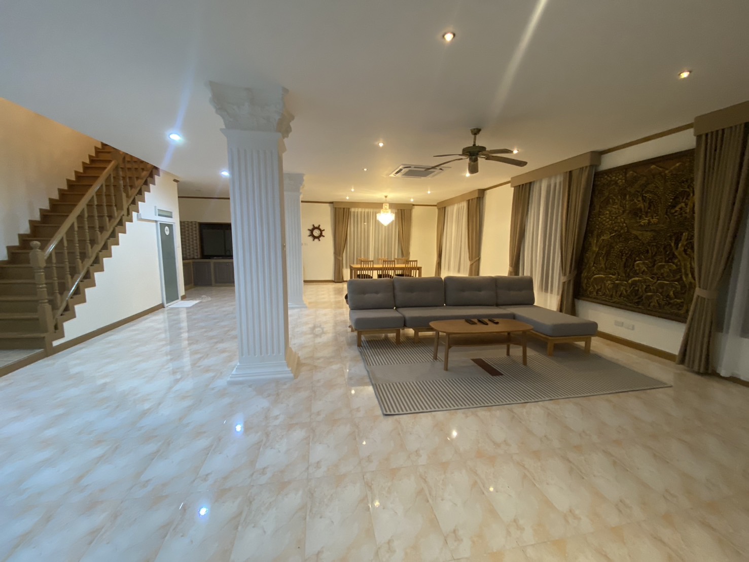 For Rent : Chalong, 2-story detached house, 4 bedrooms 4 bathrooms