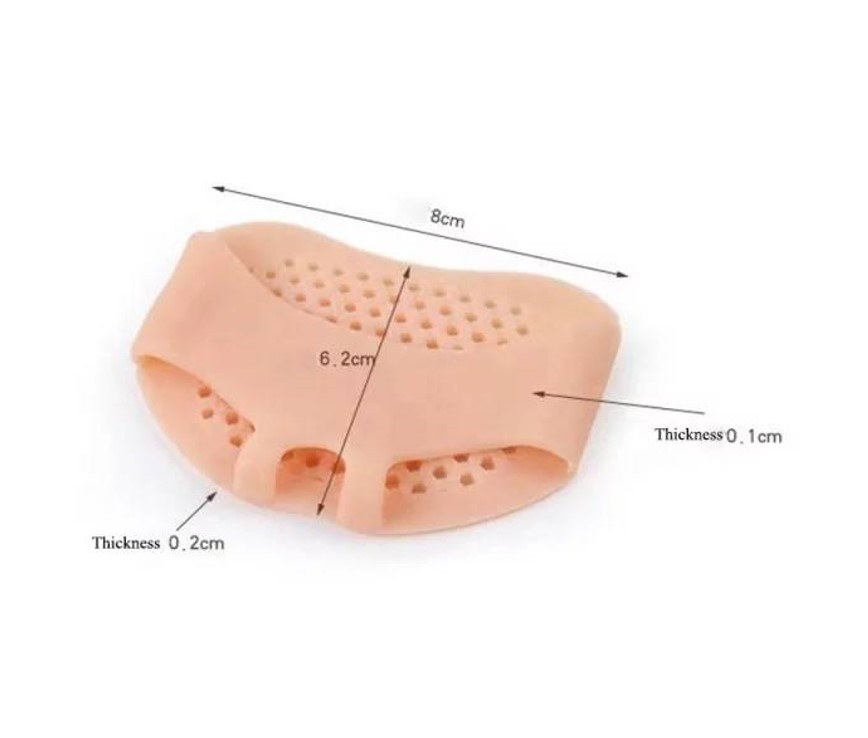 ซิลิโคนรองเท้าด้านหน้าเท้าพร้อมส่ง