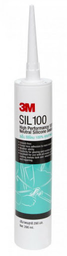 ซิลิโคน 3M มีสี ดำ ขาว ใส