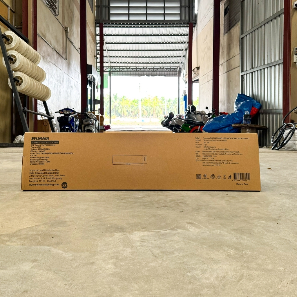 **แบบฝังฝ้า** 30x120 SYLVANIA โคมฝังฝ้า LED พาแนล 48W โคมแอลอีดีพาแนล โคมไฟเพดาน โคมไฟ กรอบสำหรับโคมไฟพาแนล