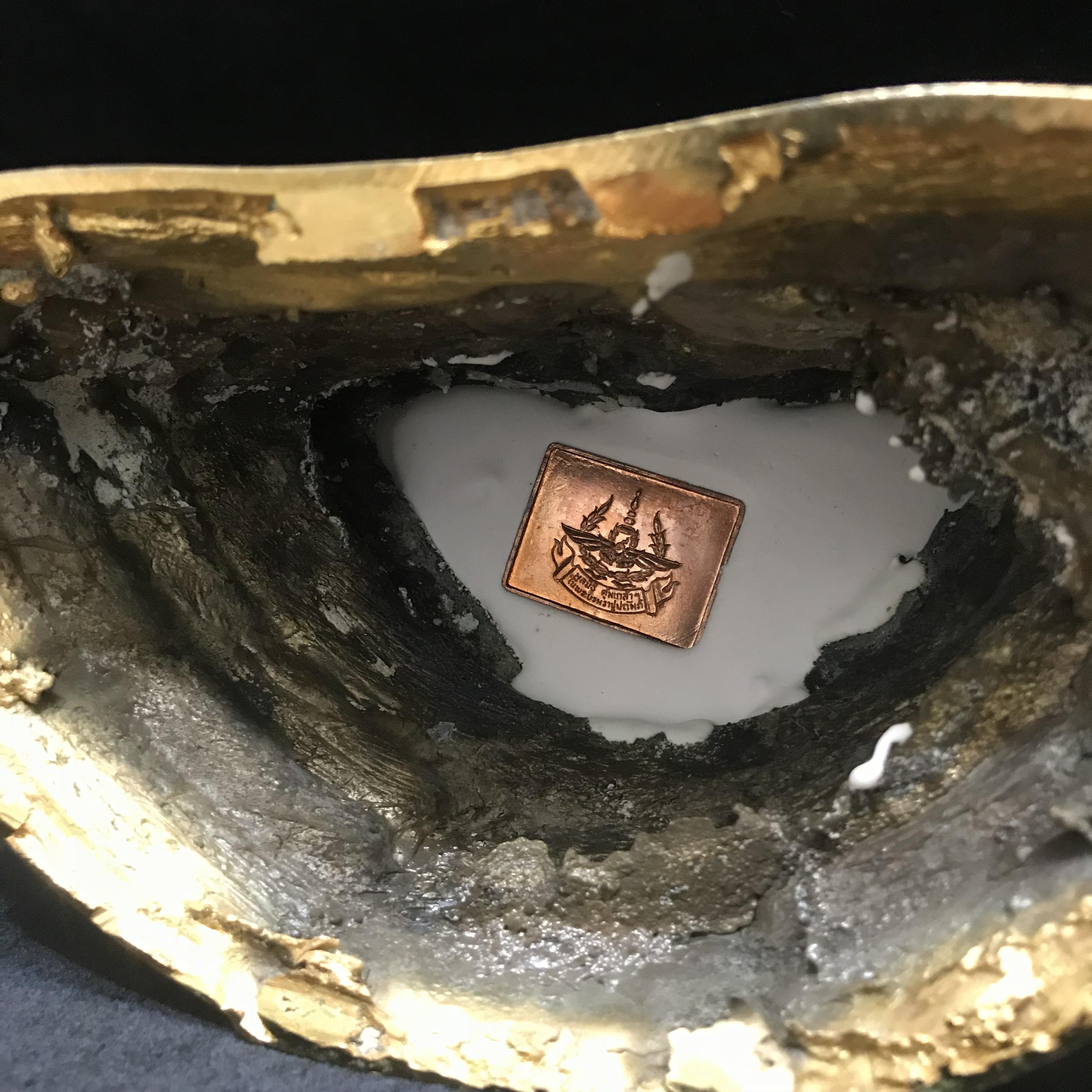 พระบูชาพระพุทธศิรมงคล ภปร. วัตถุมงคลคุ้มเกล้าปี2524 ของมูลนิธิคุ้มเกล้า โรงพยาบาลภูมิพลจัดสร้าง ขนาดหน้าตัก5นิ้ว(ในหลวงรัชกาลที่9 ทรงจุดไฟพระฤกษ์และเททอง)