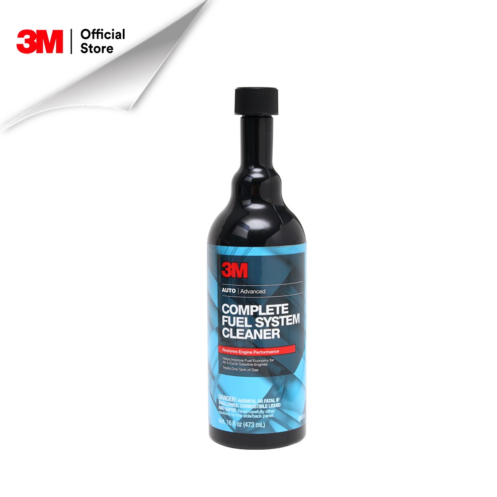 3เอ็ม ผลิตภัณฑ์ล้างหัวฉีดเครื่องยนต์เบนซิน 473 มิลลิลิตร 3M Complete Fuel System, 473Ml