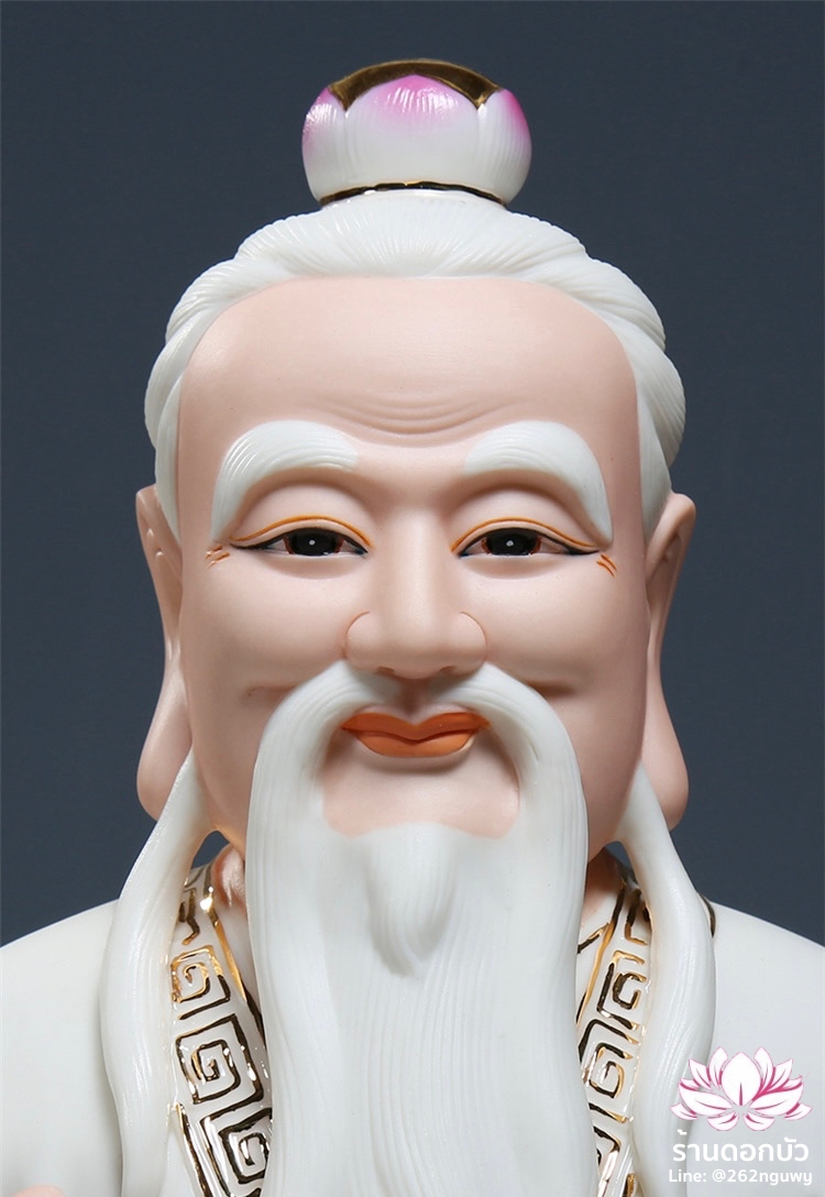 ไท้แปะกิมแช้ ไท้ไป่จินซิน เทพเจ้าแห่งดาวศุกร์ ปางประทับนั่งบัลลังก์ ขนาด 14/16 นิ้ว