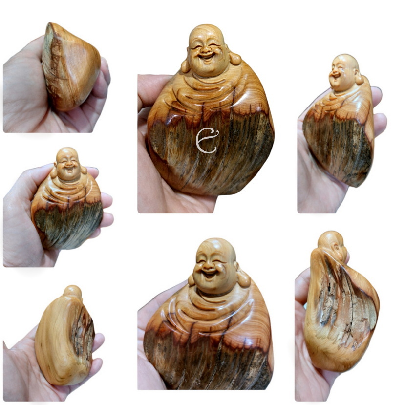 สังกัจจายน์ พระเมตไตรย พระยิ้ม ไม้ทูจา ขนาดเล็ก