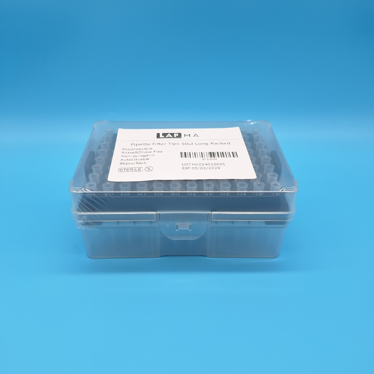 (ราคาต่อ96ชิ้น/Rack) Filter tip ทิปมีตัวกรองแบบยาวปราศจากเชื้อ ขนาด 10 ,20 ,50,100,200,300,1000,1250 ไมโครลิตร