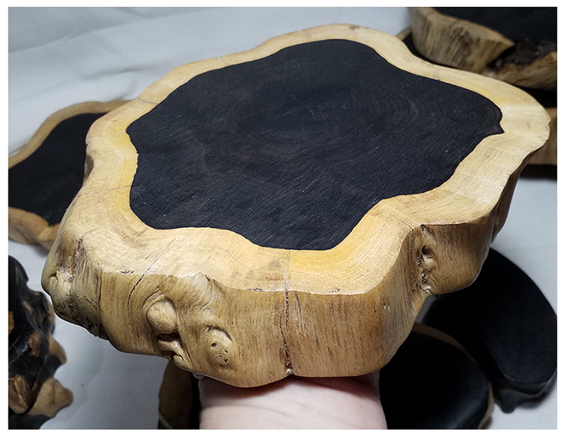 ฐานไม้มะเกลือ(African Ebony)ตัวอย่าง