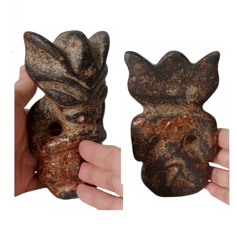 รูปปั้นหิน เทวรูปหิน หินรูปเอเลี่ยนต่างๆ (หินแม่เหล็กดูดติด)