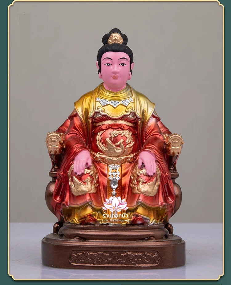 องค์พระขนาดเล็ก สำหรับบูชาหรือวางหน้ารถ งานเรซิ่น ขนาด 4 นิ้ว เช่าบูชา Line: @262nguwy