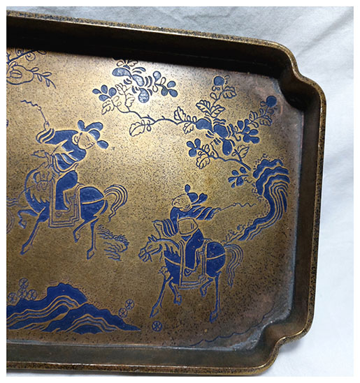 ถาดชา ถาดวางของสไตล์จีนขนาดเล็ก