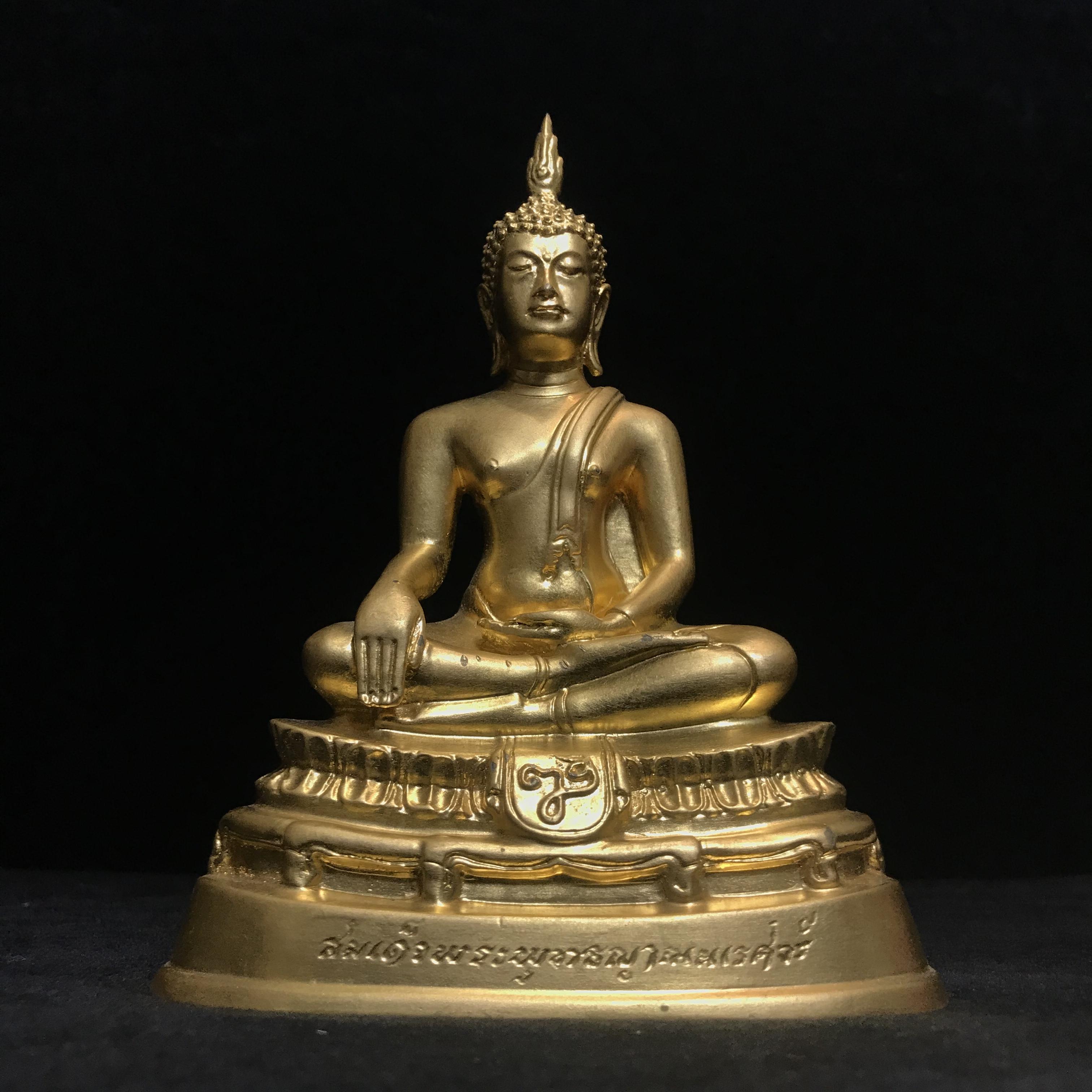 สมเด็จพระพุทธญาณนเรศวร์ วัดญาณสังวรารามวรมหาวิหาร ปี2529 (รุ่นแรกหายาก) หน้าตัก 3นิ้ว ปิดทอง