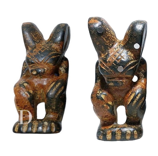 รูปปั้นหิน เทวรูปหิน หินรูปเอเลี่ยนต่างๆ (หินแม่เหล็กดูดติด)