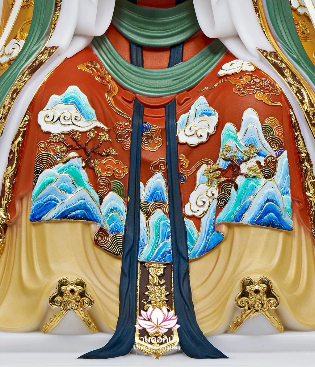 เง็กเซียนฮ่องเต้ หยกอ๋องส่องเต่ และ พระนางซีหวังหมู่ กิมบ้อเนี่ยเนี้ย งานหินอ่อนคุณภาพสูง ขนาด 12/16/19/26 นิ้ว